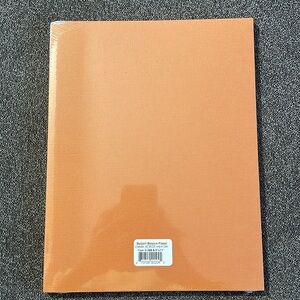 Bazzill Basics Paper Canvas Texture 8.5x11 Color Yam 3-338 Cardstock NWT